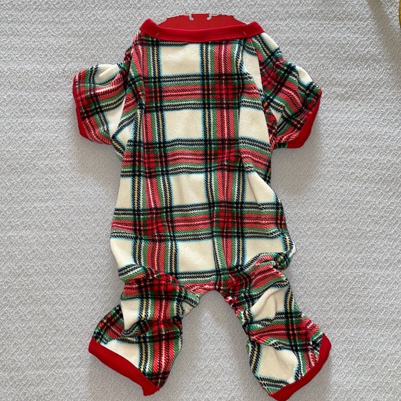 NEW Dog Plaid Onsie Outfit - Picture 1 of 4